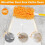1set Reusable Duster Replacements, Washable, Include Handle and Laundry Bag, Suitable for Home and Offices Dusting. 5