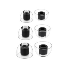 Silicone Eartips for WF-1000XM6/XM5/XM4/XM3 XDcase Soft Noise Cancelling Earbud Tips Replacement Earplugs Black