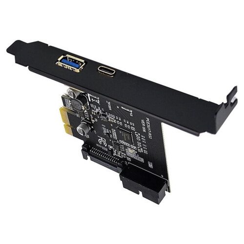 PCIE USB3.2 Expansion Card PCI-E USB Controller PCI E 1X to Type C Type-A 19Pin Adapter Multiplier Add  Cards 5Gbps 1
