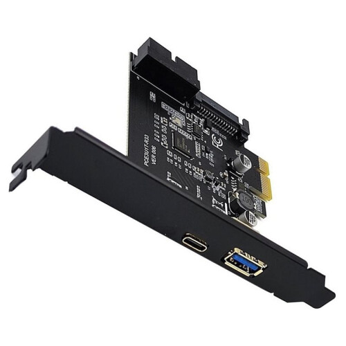 PCIE USB3.2 Expansion Card PCI-E USB Controller PCI E 1X to Type C Type-A 19Pin Adapter Multiplier Add  Cards 5Gbps 2