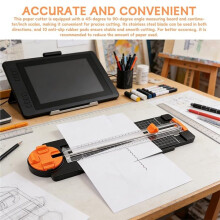 4-in-1 Papiersnijder - Multifunctionele Papiersnijder voor Scrapbooking, Geschikt voor Knutselpapier, Karton, Coupons en Etiketten