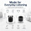 Silicone Eartips for  WF-1000XM6/XM5/XM4/XM3 XDcase Soft Noise Cancelling Earbud Tips Replacement Earplugs White 8