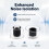 Silicone Eartips for  WF-1000XM6/XM5/XM4/XM3 XDcase Soft Noise Cancelling Earbud Tips Replacement Earplugs White 3