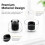 Silicone Eartips for  WF-1000XM6/XM5/XM4/XM3 XDcase Soft Noise Cancelling Earbud Tips Replacement Earplugs White 6