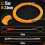 Electrical Fish Tape 15m (49ft), 3.0mm Wire Puller and Wire Snake for Running Wire Through Walls, Cable Pulling Tools 5