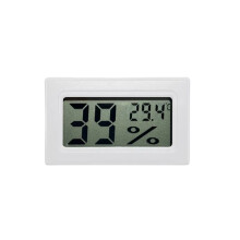 Electronic Temperature and Humidity Meters for P2S P1S H2S H2D A1 LCD Monitor 3D Printer Accessoriess White