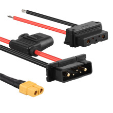 Male Female for Hailong Battery Discharge Connector 50A Fuse Protection EBike Power Battery Base Replacement Parts 5pin