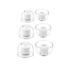 Silicone Eartips for WF-1000XM6/XM5/XM4/XM3 XDcase Soft Noise Cancelling Earbud Tips Replacement Earplugs White