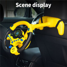 Interactive Driving Wheel Toy for Kids Steering Wheel with Lights & Sounds,Educational Driving Simulation for Children B
