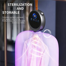 Portable Clothes Dryer, Dryer: Sterilizations and Mite Removal,Compact & Foldable Timer for Travel&Home Use EU Plug