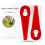 50pcs Replacement Blades for Ferrex Grass Trimmer Plastic for Aldi 2025 Ferrex Accessories 2