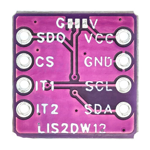 LIS2DW12 Three Axis Acceleration Sensor with Multiple Low Power and Low Noise Settings Motion Detection Module for DIY 2