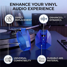 Phono Cartridge Needle Needle Record Player Needle Elliptical Tip Replacement for 2M  Moving Magnet Phono Cartridge