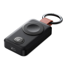 Joyroom Apple Watch Chargeur magnétique sans fil 2000 mAh avec affichage numérique - Noir
