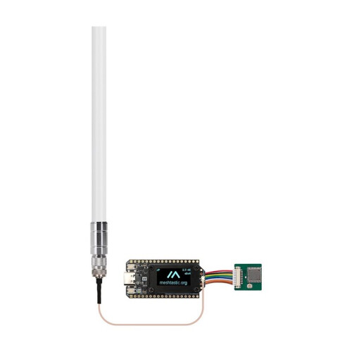 Placa de Desenvolvimento para Meshtastic WiFi LoRa 32 V4-R8 ESP32-S3 SX1262 com Tela OLED de 0,96 Polegadas, Módulo LoRa e GPS de 863-928MHz