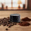 Gravity Coffee Tamper Stainless Steel Whirlwind Pattern Base Coffee Powder Distributor with Diamond Texture Handle 53mm 3