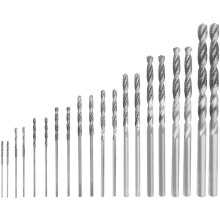 20 Pieces Diamond Drill Bits Set for Stone Twist Tip Drill Bit Heavy Duty Micro Set for Glass Tile Jewelry 0.8-4.0mm