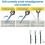 30PCS Diamond Drill Bits Set 1mm 2mm 3mm, 1/8" Shank for  Coated Grinding Bit Rotary Tools Accessories 8