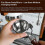 58mm Variable Diameter Espresso Basket 58-35mm Step-Down Design 14g Fits 58mm Bottomless Portafilter 3