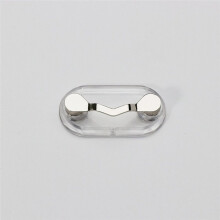 4-Pack Eyeglass Holder Magnetic Glasses Holder Clips Eyeglass ID Card Earphone Clip Silver