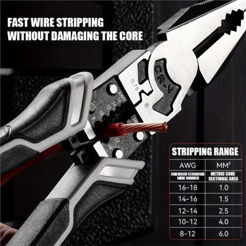 Multifunctional Universal Diagonal Pliers Needle Nose Pliers Hardware Tools Universal Wire Cutters Electrician Hand Tool 1