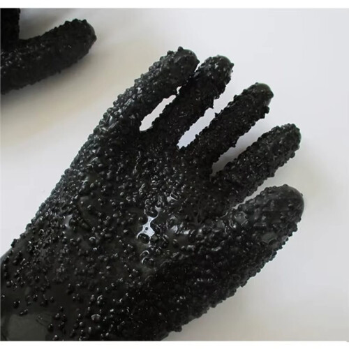 26.8" Sandblasting Rubber Gloves Long Thicken Particles Gloves Sandblasting 2