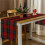 2 Peças de Caminho de Mesa Xadrez Escocês Natalino, 72 X 13 Polegadas, Vermelho e Verde, Decoração de Mesa para Cozinha e Sala de Jantar 6