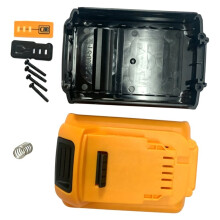 5-Zellen-Akkugehäuse-Set 18650 Lithium-Akkugehäuse mit Schutzplatine, Kompatibel mit für 20V Elektrowerkzeugen