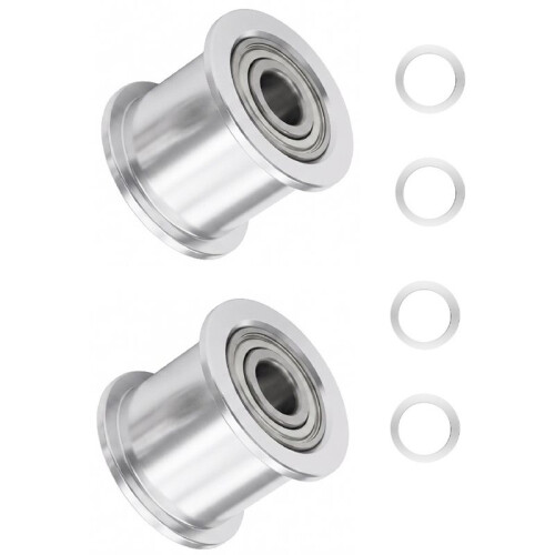 2pcs for  A1  X/Y-Axis Smooth and Durable Idler Pulley for 3D Printer Timing Belt Replaceable Idler Pulley