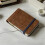 3Holes Loose Leaf Binding  Pocket Notebook with 60Sheets Iine Inner Page Stationery Notebook Red 3