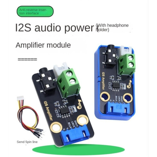 NS4168 I2S Audio Power Amplifier Module DIY Class D Audio Amplifier Board with Headphone Jack Without Case 1