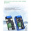 NS4168 I2S Audio Power Amplifier Module DIY Class D Audio Amplifier Board with Headphone Jack Without Case 8