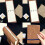 3Holes Loose Leaf Binding  Pocket Notebook with 60Sheets Iine Inner Page Stationery Notebook Brown 10