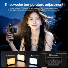 Magnetic LED Fill Light for Osmo Pocket 3 4 4 Pro Dual Side 3000K 6500K Stepless Dimming Gimbal Selfie Vlog Light