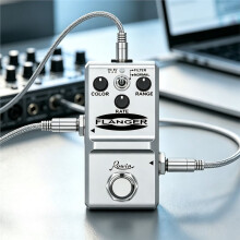 Rowin -Flanger-Effektpedal für E-Gitarre, Stompbox mit Filter-/Normal- und True-Bypass-Schalter für Gitarre und Bass