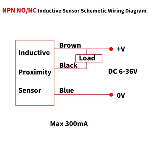 5Pcs TL-Q5MC2 Inductive Proximity Sensor Detector 5mm NPN NC 3-Wire  10-30V Metal Detection Sensor 1