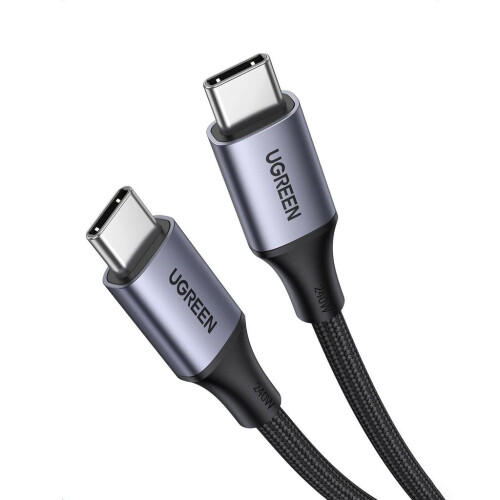 Ugreen USB-C to USB-C Cable 240W PD, 5A, 2m - Gray
