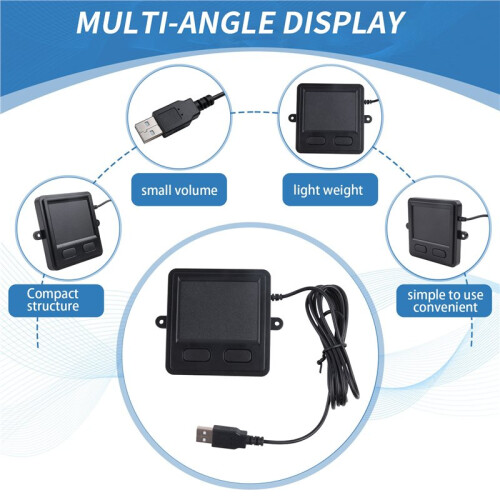 USB 2.0 Touchpad, Portable Trackpad for Desktop and Laptop User, Small Size 2