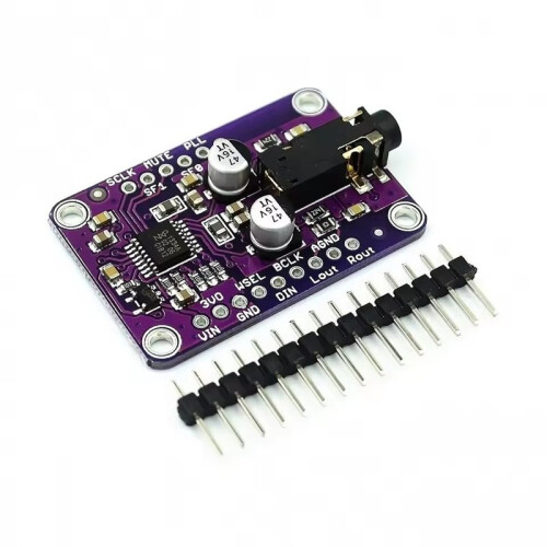 5PCS DAC Module MCU-1334 UDA1334A I2S DAC Audio Stereo Decoder Module Board for  3.3V - 5V 1