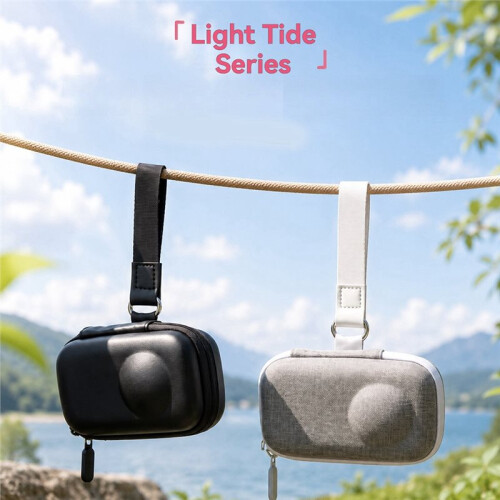 For  X6 Protective Carrying Case Scratch-Resistant Action Camera Storage Pouch Organizer for  X6 Gray 2