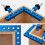 4 Pack Right Angle Clamps 90 Positioning Squares 5.5"X 5.5" Woodworking Tool 5