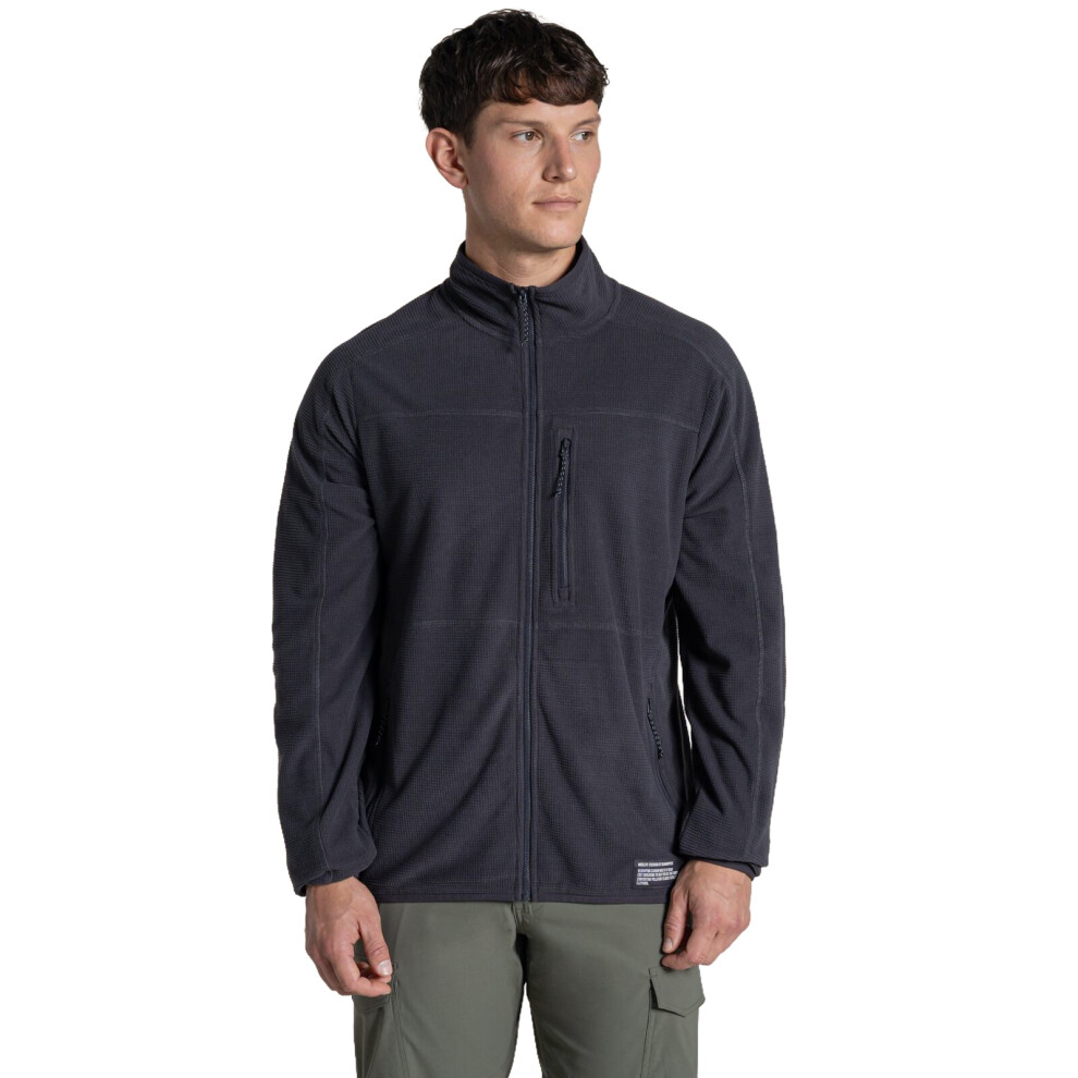 Craghoppers (L, Dark Iron) Mens Nosilife Spry Ii Technical Full Zip Fleece