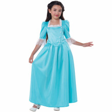(Large (10-12), Blue) Colonial Socialite Eliza Schuyler Hamilton Book Week Child Girls Costume