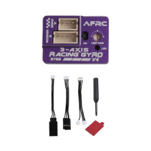 AFRC GYS-2 V4 3-AXIS Racing Gyro Drift Car Stabilizer EPA AVCS para ZDQ 1/28 1/24 1/10 Car Model DIY Upgrade,Morado