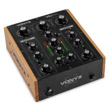 Vonyx VDJ250 2-Channel DJ Rotary Mixer