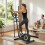 SPORTNOW Quiet Magnetic Elliptical Cross Trainer with Bluetooth 1