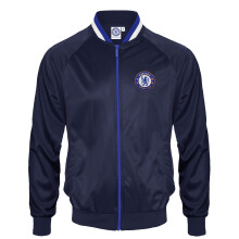 Chelsea Official Football Gift Mens Retro Track Top Jacket Navy Medium