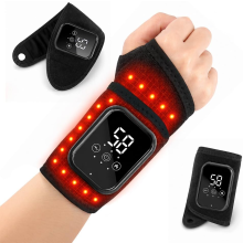 Electric Hand Wrist Massager Brace Pain Relief Vibration Hot Compress Therapy