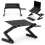 Bordstativ, aluminiumsholder til bærbar computer, foldbar, justerbar, 2 plader 1