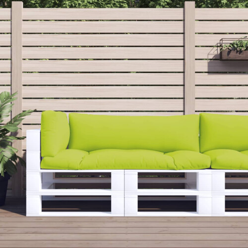 VidaXL vidaXL Pallet Cushions 3 pcs Bright Green Fabric
